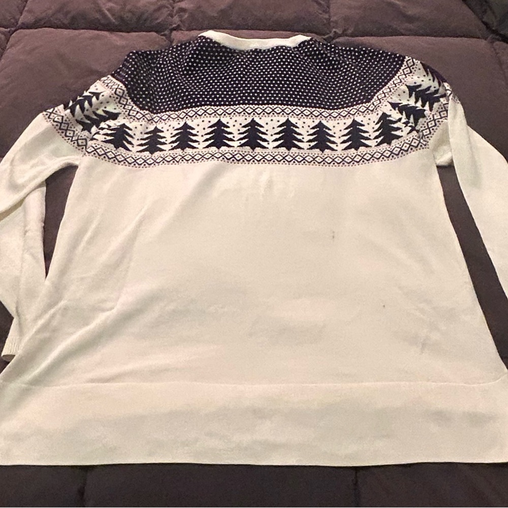 Crown & Ivy Fair Isle Holiday Sweater XXL - Picture 2 of 6